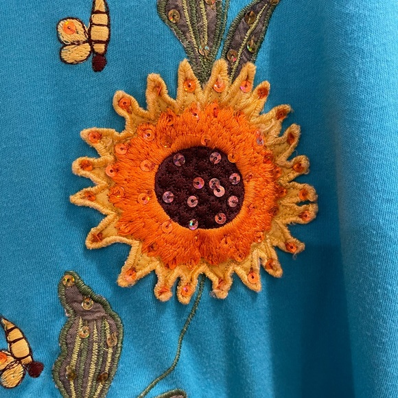 Tapestry Patch Women’s Plus Size Top XXL - Picture 4 of 5